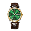 Silver Gold Green