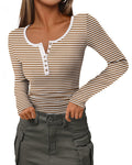 Stripe Brown White