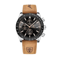 Silver Black (Leather Band)