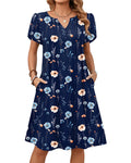 Navy Floral