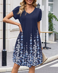Navy Print