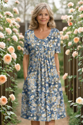 Blue floral