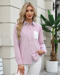 Pink-White Striped