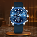 Silver Blue (Silicone Strap)