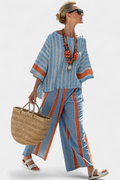 Striped terracotta