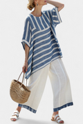 Blue striped