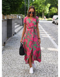 Pink and green