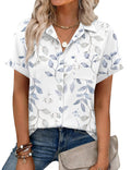 White Leaf Print