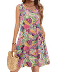 Purple Leaf Print