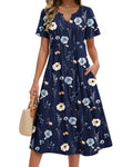 Navy Floral