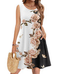 White Pink Floral