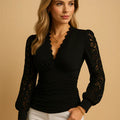 Black With Sleeve Design