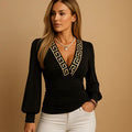Black With Pattern